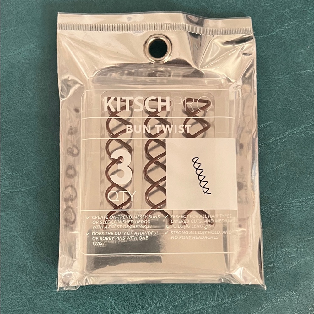 Kitsch Pro Brown Bun Twist Set